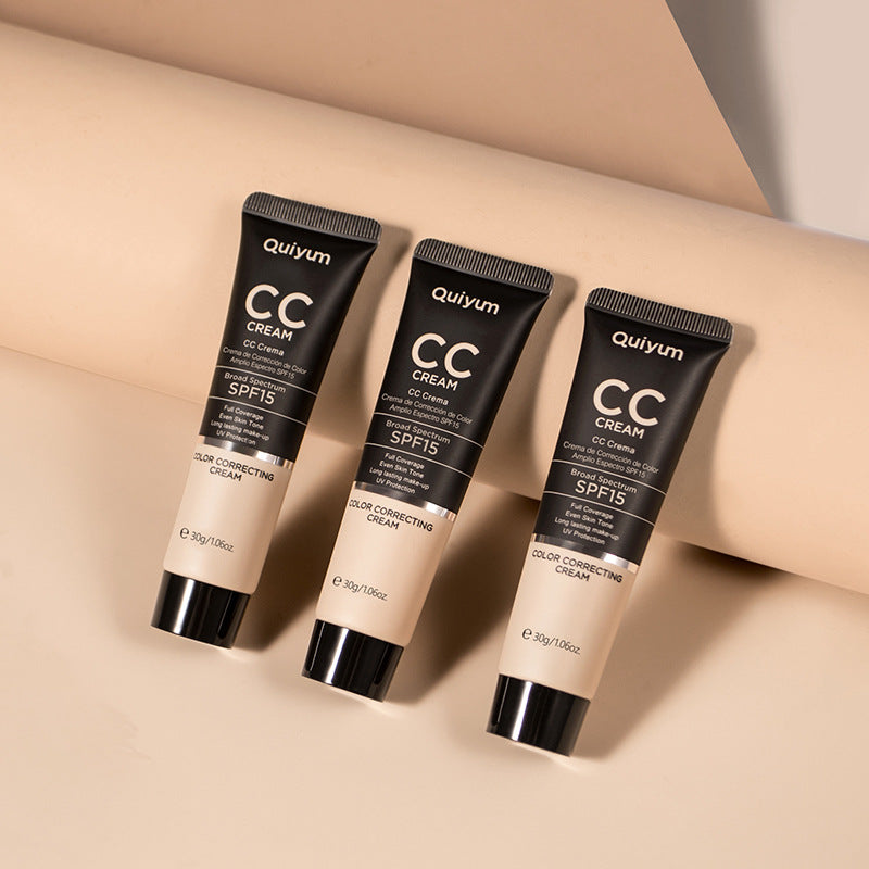 Quiyum CC Cream 30ml (Color Box) - Hydrating and Concealing
