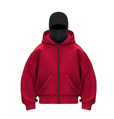 Fleece-lined Hooded Sweater