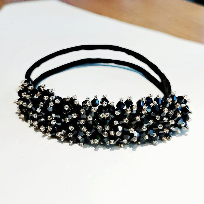 Korean Flower Bud Head Crystal Hairpin