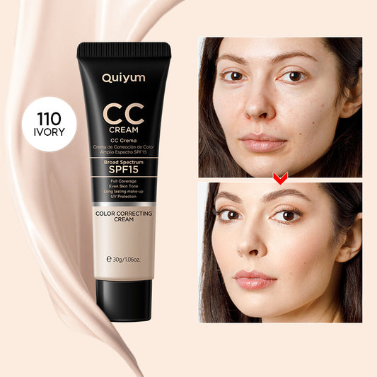 Quiyum CC Cream 30ml (Color Box) - Hydrating and Concealing